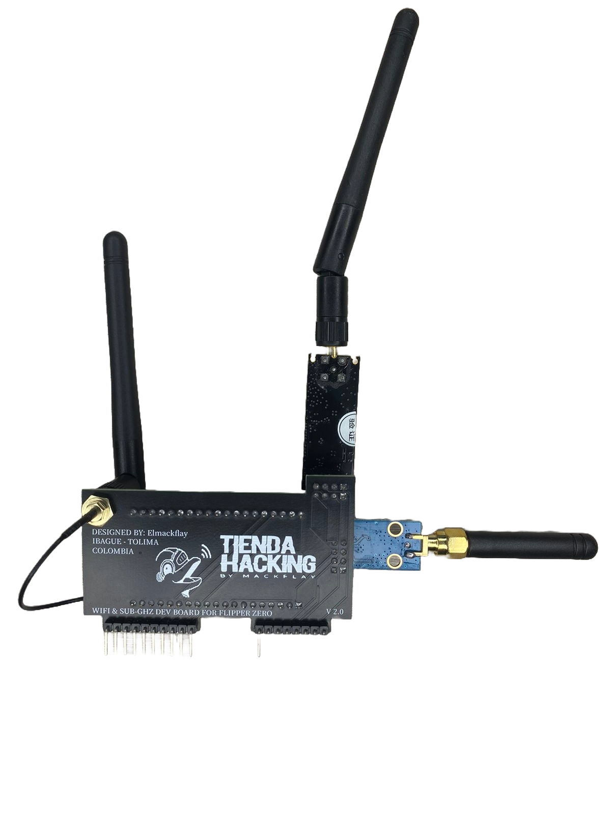 Wifi & Sub Ghz Dev Board By Mackflay V 2.0 (con accesorios)