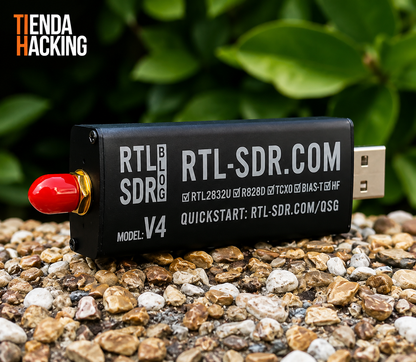 RTL-SDR Blog V4 Original – Receptor SDR de Banda Ancha con Kit de Antenas