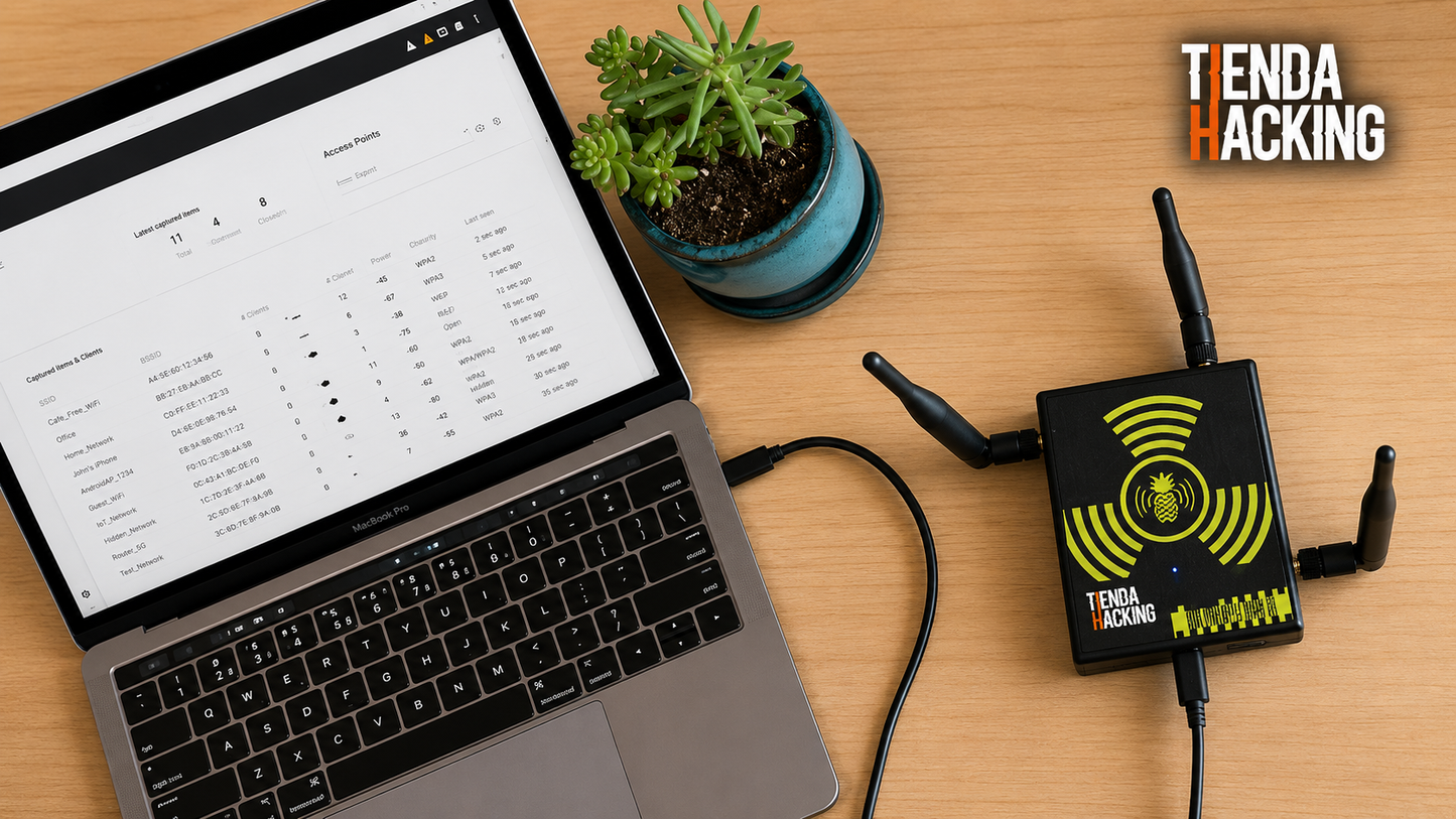 WiFi Pineapple Mark VII – Plataforma Profesional para Auditoría y Análisis de Redes WiFi