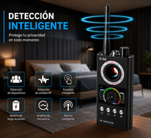 Detector Antiespía K68 con Pantalla LED – Detector de Cámaras Ocultas, GPS y Señales RF