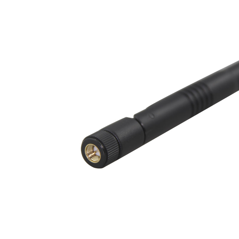 Antena WiFi externa 2,4G 5,8G 12dBi ganancia RP SMA aérea plegable macho para enrutador de tarjeta Netword inalámbrico antena de refuerzo de red