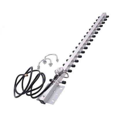 Antena Yagi de largo alcance para exteriores de 2,4 GHz, alta ganancia de 25dBi para enrutador inalámbrico, monitoreo remoto de tarjeta de red