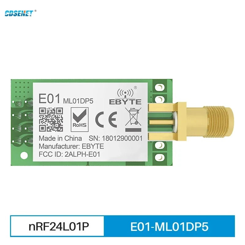 E01-ML01DP5 - NRF24L01 PA LNA 2,4 GHz