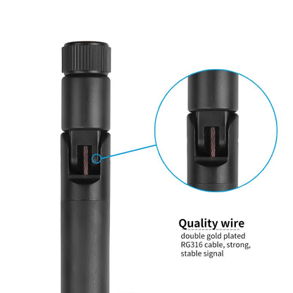 Antena 2,4 GHz 6dBi SMA conector macho